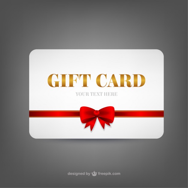 626x626 Special Gift Cards With Ribbons Free Vector 123freevectors