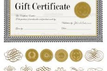 343x228 Gift Certificate Border Images