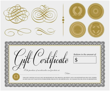 450x372 Gift Certificate Vector Best Vector Wreath Background Stock