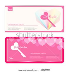 236x246 Gift Certificate, Voucher, Gift Card Or Cash Coupon Template In