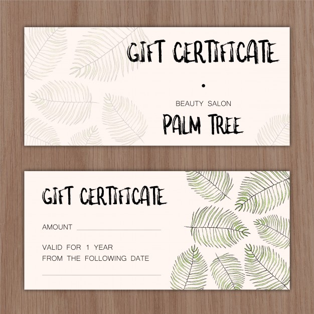 626x626 Gift Certificate Vector Free Download
