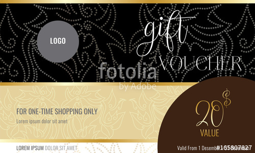 500x300 Premium Gift Certificate For A Spa, Beauty Salon, Shops, Cosmetics