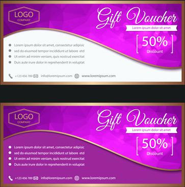363x368 Modern Gift Card Templates Vector Set Design Template Christmas