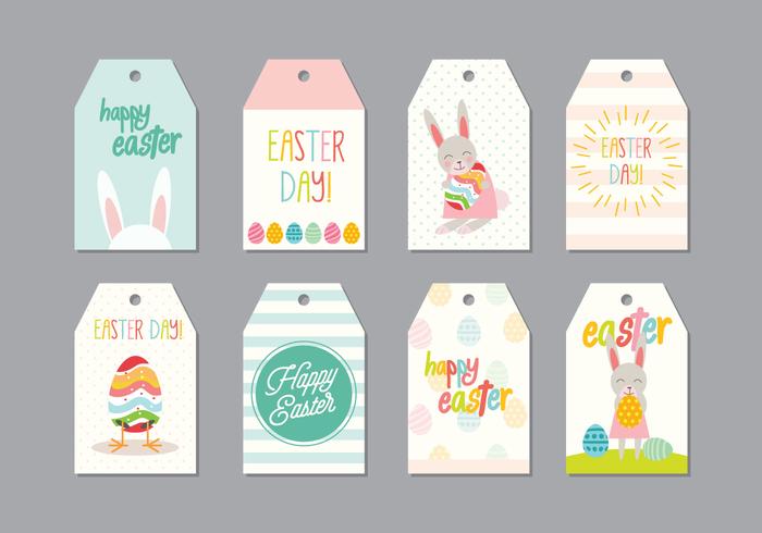 700x490 Easter Gift Tag Vector