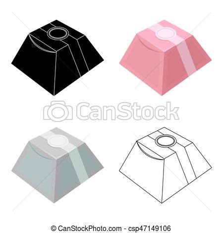 450x470 Gift In The Form Of A Pyramid. Gift Wrap On Holiday.gifts