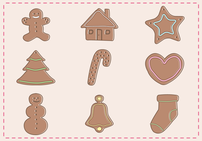 700x490 Free Gingerbread Vector