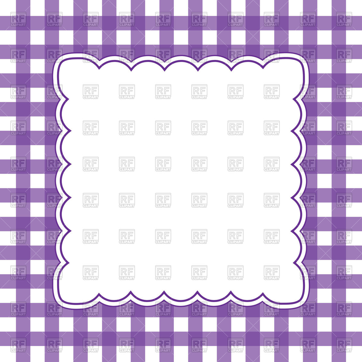 1200x1200 Purple And White Gingham