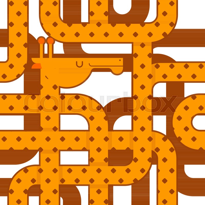 800x800 Giraffe Pattern Seamless. Beast Long Neck Texture. Wild Animal