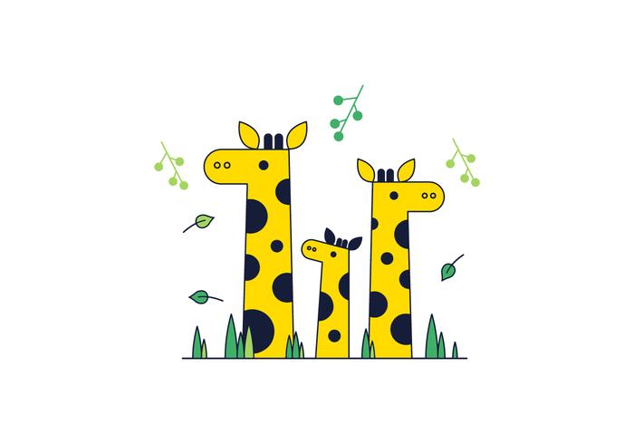 700x490 Free Giraffe Vector