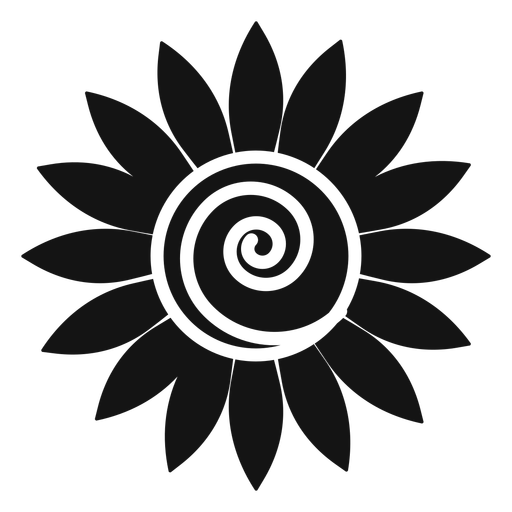 512x512 De Vector De Cabeza De Girasol Gris