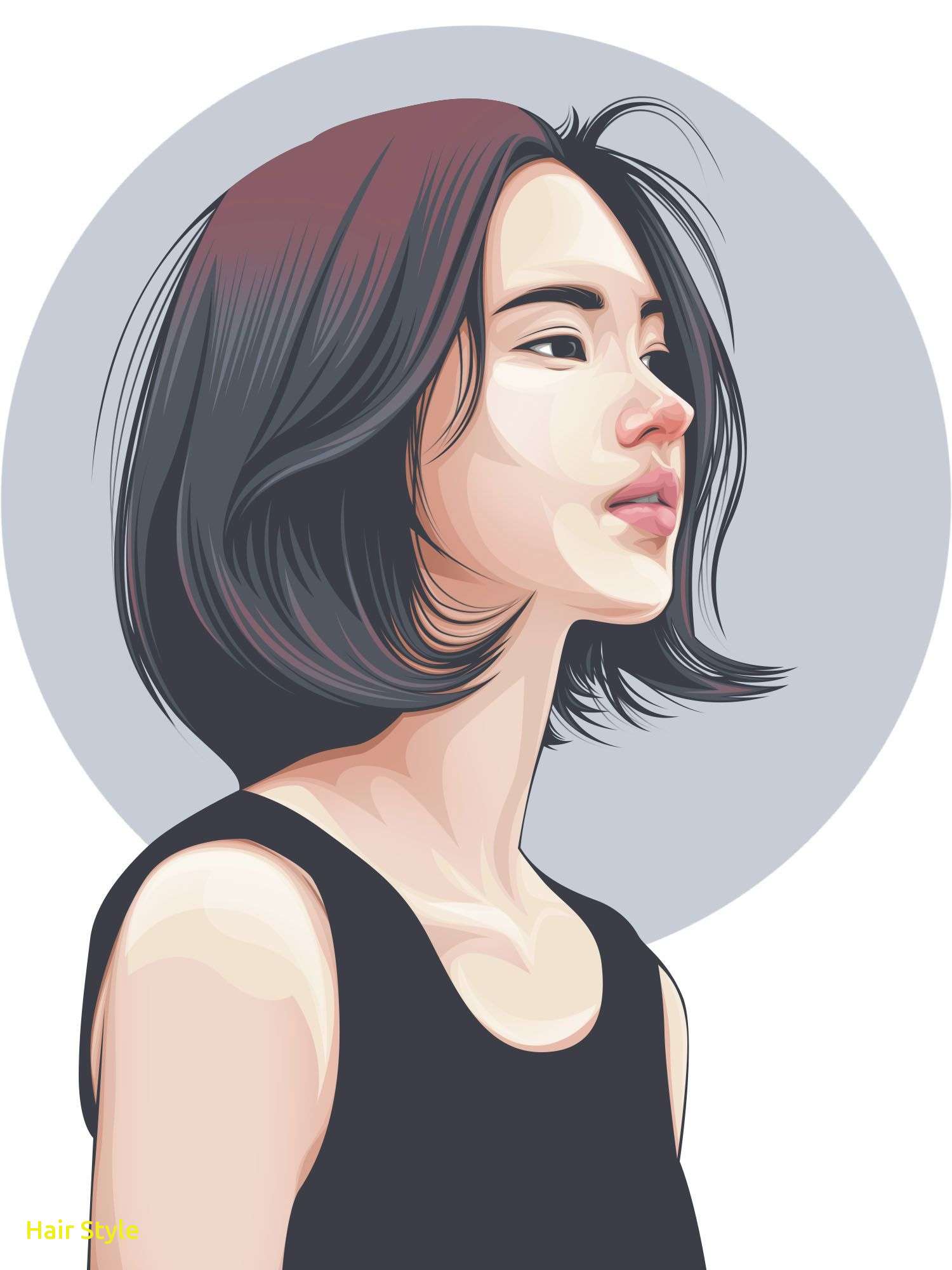 1500x2000 Fresh Side Hair Vector Best Hairstyles