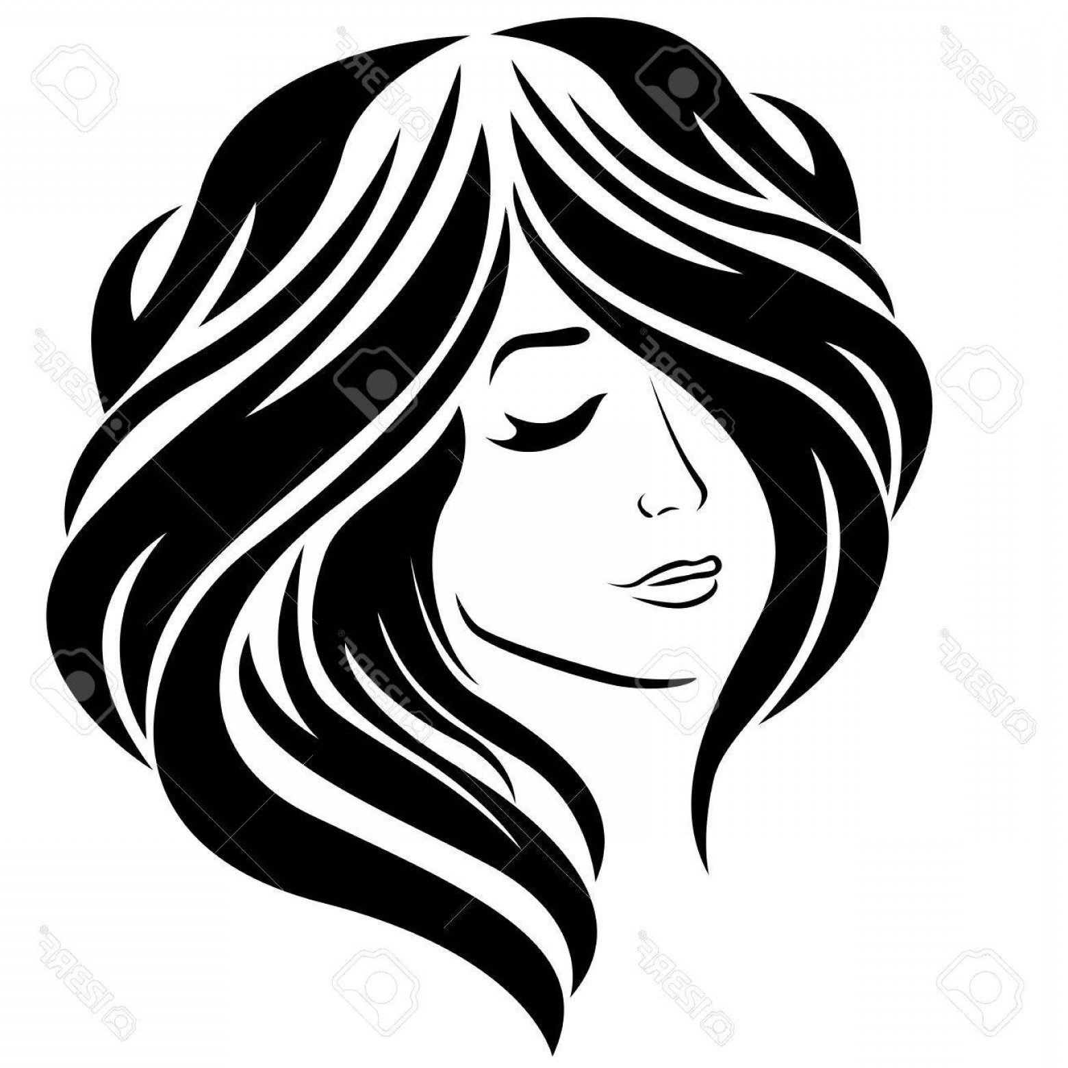 1560x1560 Hair Vector Clip Art Geekchicpro
