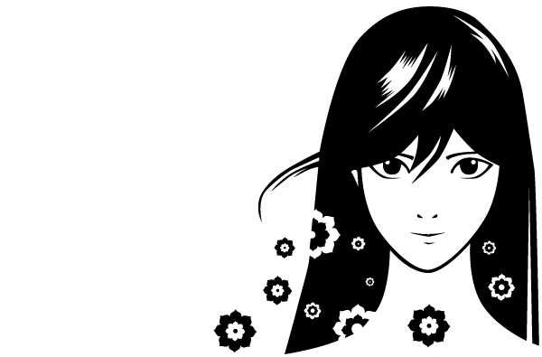 600x395 Free Manga Girl Vector 123freevectors