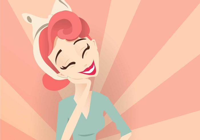 700x490 Girl Free Vector Art
