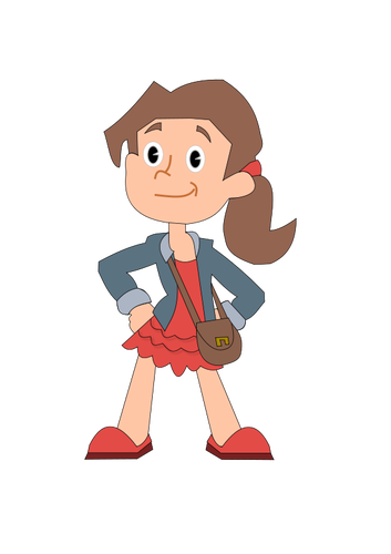 353x500 Little Girl Vector Png 2 Png Image