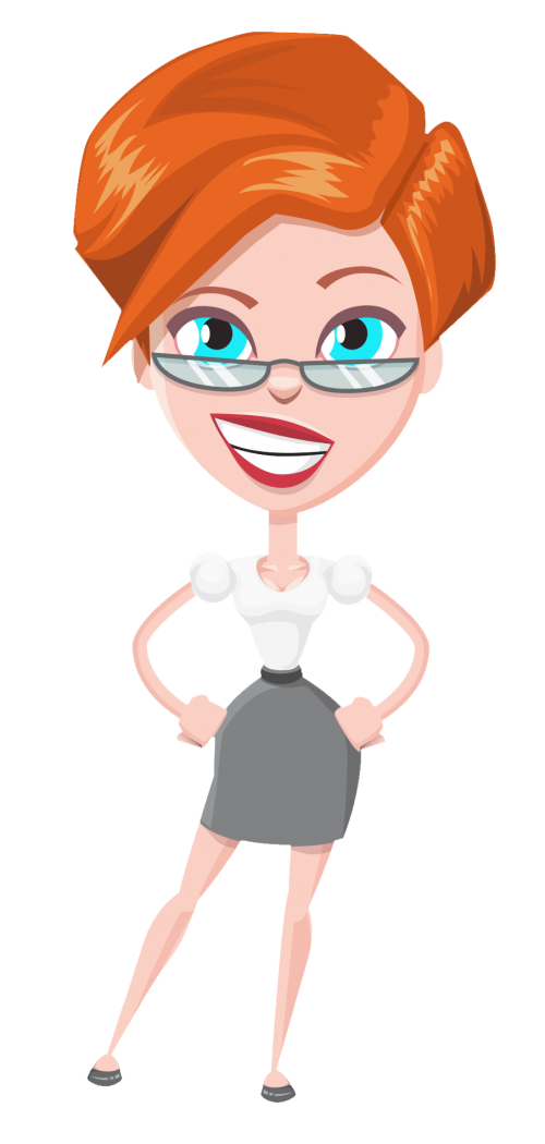 500x1050 Business Woman Vector Png Transparent Image