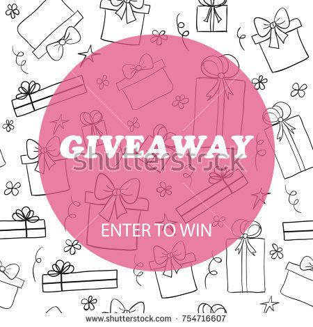 450x470 Vector Giveaway Card Template My Vector Pictures