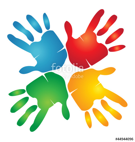475x500 Teamwork Hands Helpinggiving Logo Stock Image And Royalty Free