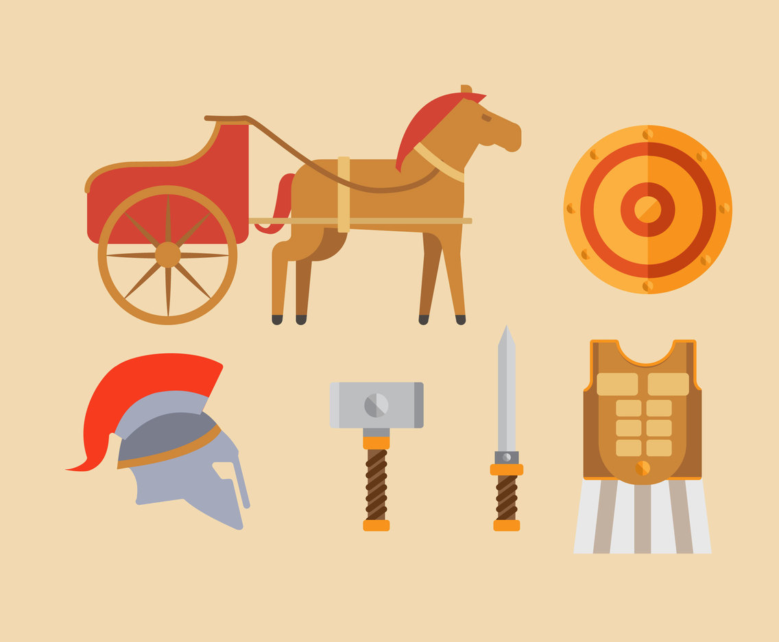 1136x936 Gladiator Equipment Vector Vector Art Amp Graphics
