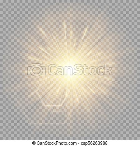 450x470 Explosion Of A Golden Star With A Glare. A Bright Golden Flash Of