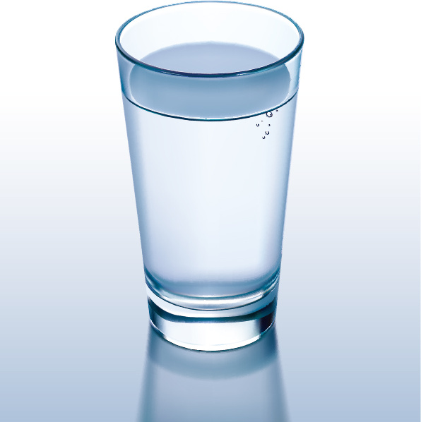 596x598 Glass Cup And Water Vector Free Vector In Encapsulated Postscript