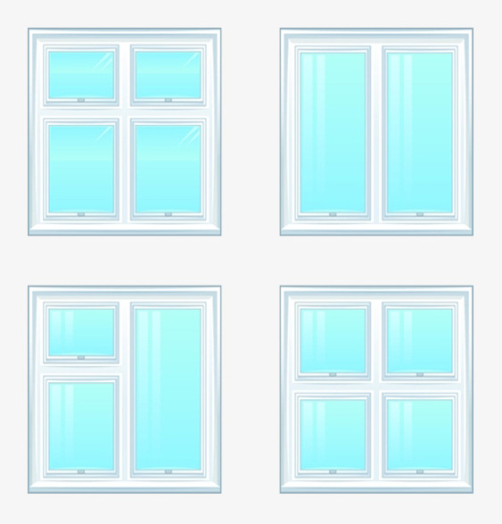 563x587 Glass Window Vector Material, Window Clipart, Glazing, Vector Png