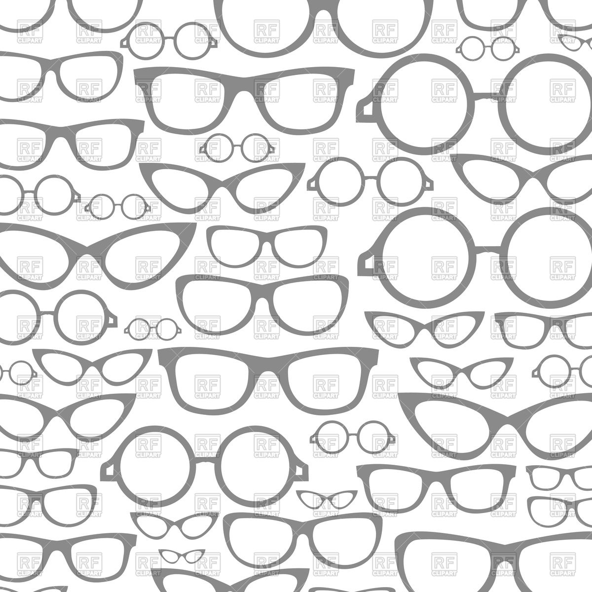 1200x1200 Background Made From Glasses Vector Image Vector Artwork Of
