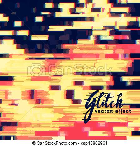 450x470 Glitch Vector Effect Design Background.