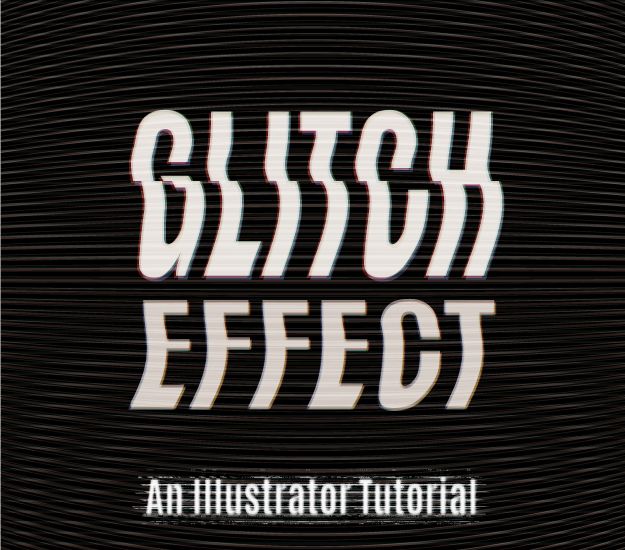 625x550 How To Create A Vector Tv Glitch Effect In Adobe Illustrator