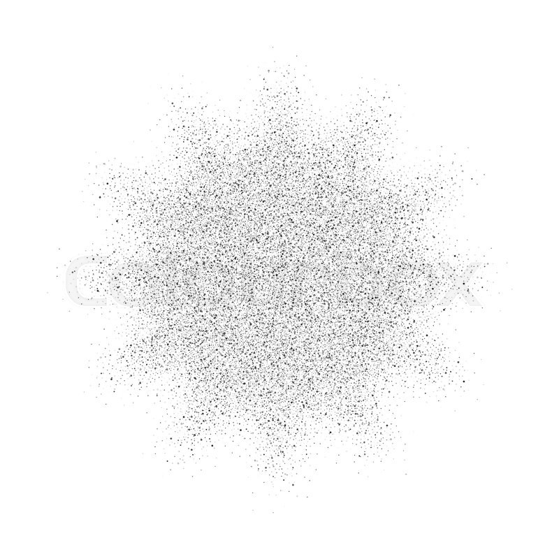 800x800 Silver Glitter Vector Texture Splash On White Background. Silver