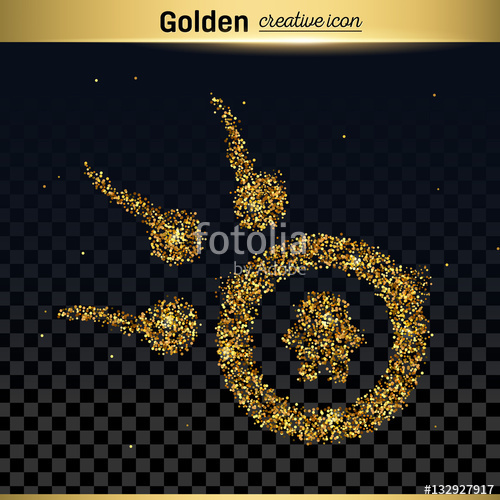 500x500 Gold Glitter Vector Icon Stock Image And Royalty Free Vector