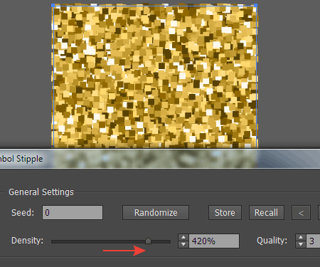 450x375 How To Create A Gold Glitter Texture With Stipplism In Adobe