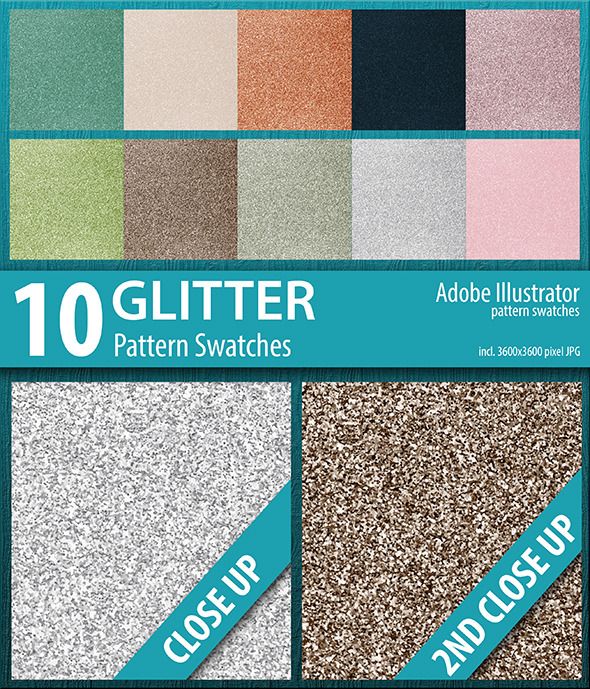 590x689 10 Luxury Glitter Pattern Swatches Vector