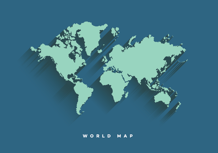 700x490 Free World Map Vector Collection Different Designs