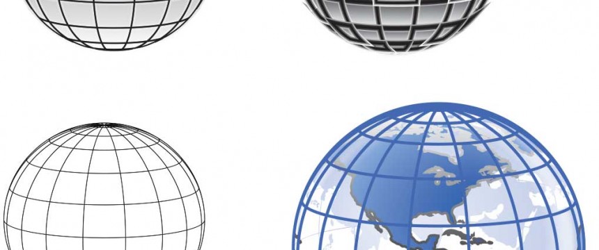 860x360 Free Download Earth Globe Vectors Designs Collection