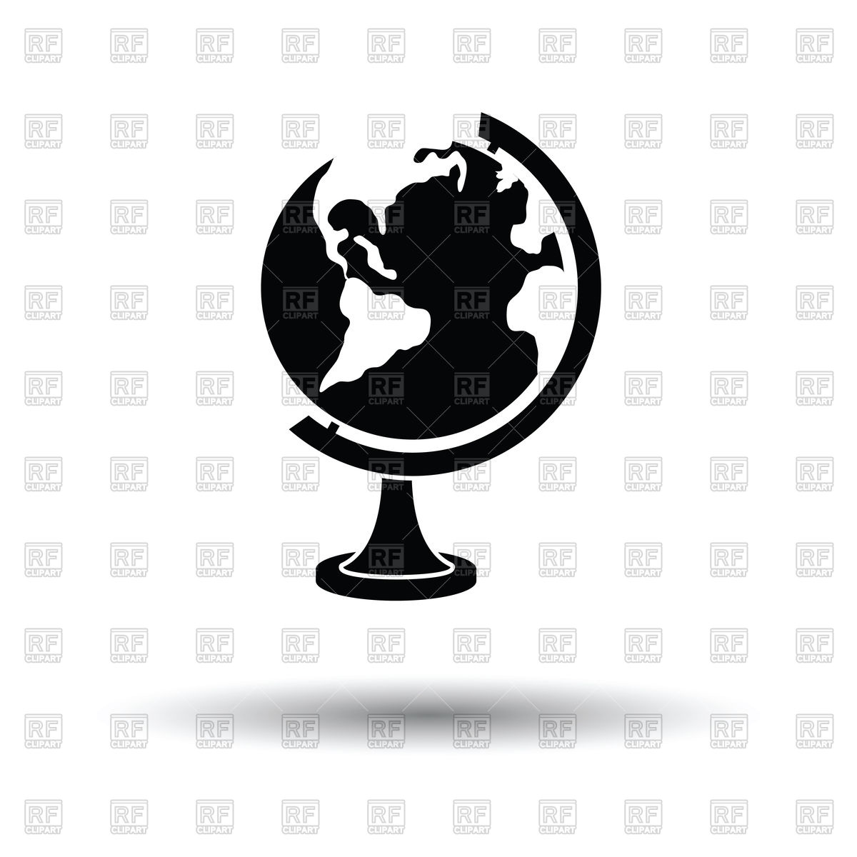 1200x1200 Globe Icon Vector Image Vector Artwork Of Signs, Symbols, Maps