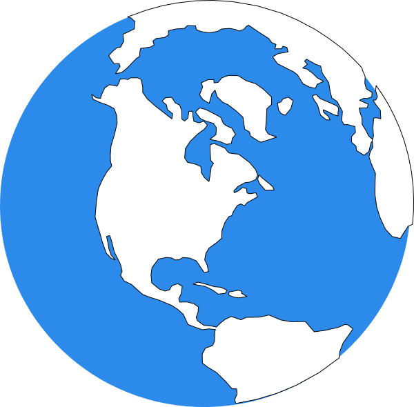 600x590 Blue Earth Icon Clip Art