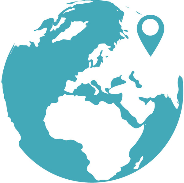 600x597 Blue World Icon Free Vector In Adobe Illustrator Ai ( .ai ) Vector