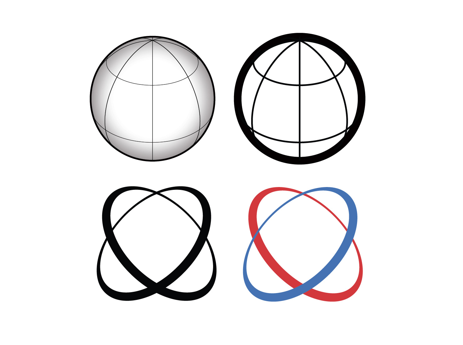 1482x1103 Vector Globe Icons With Axis Lines Trashedgraphics