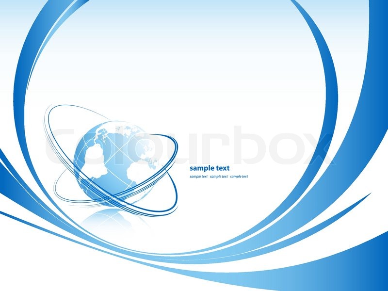800x600 Abstract Vector Background With Globe And Lines Stock Vector