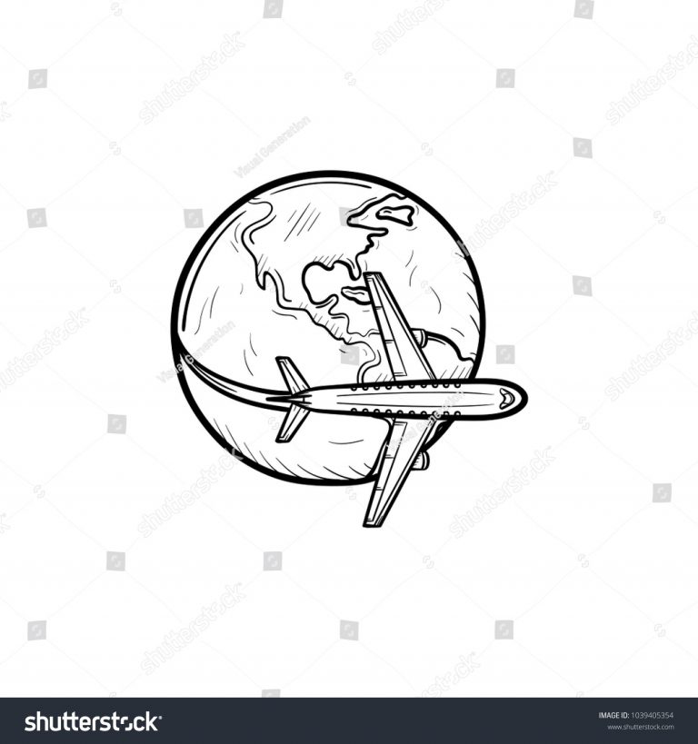 768x819 World Map Vector Lines New World Map Globe Planet Earth Line Art