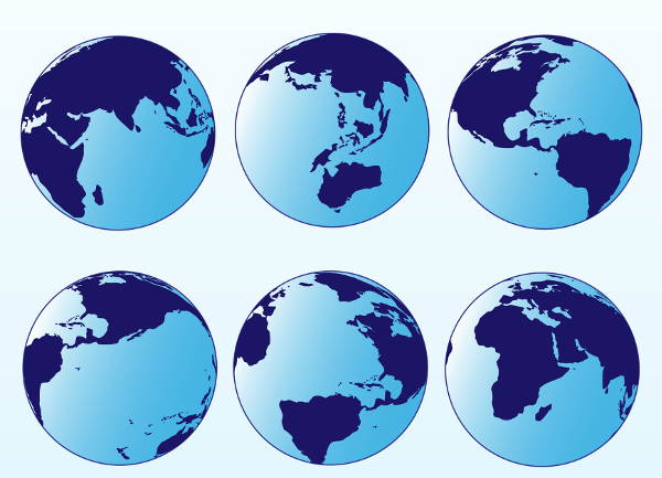600x433 Globe Vectors
