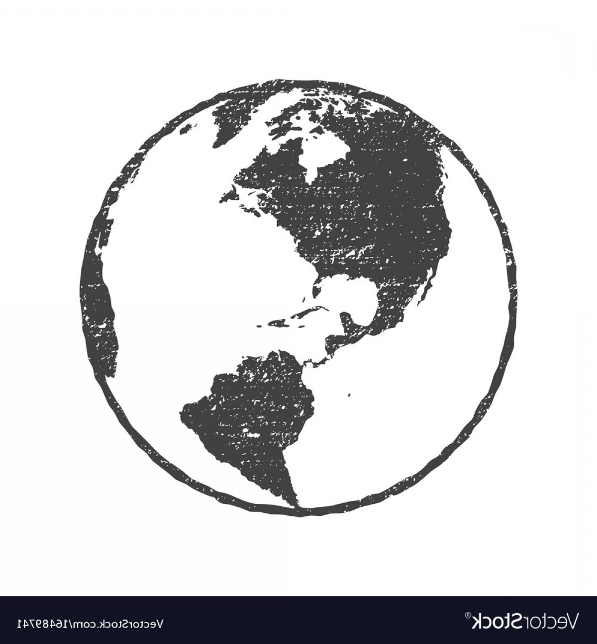 1200x1296 Grunge Texture Gray World Map Globe Transparent Vector Shopatcloth