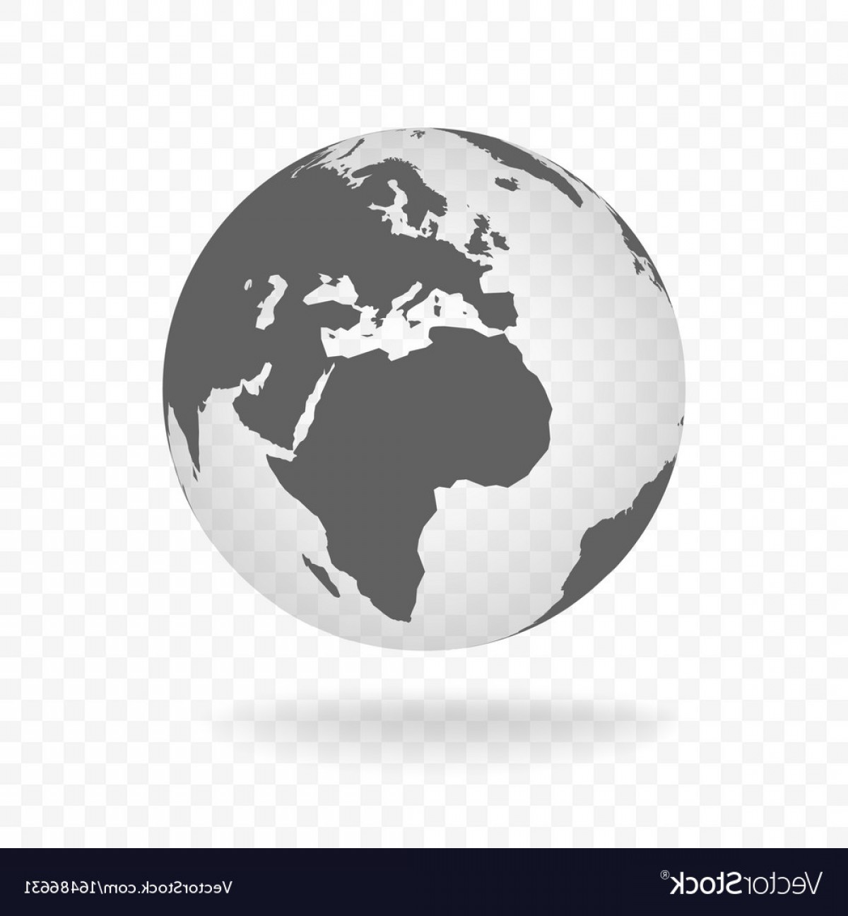 1200x1296 White Gray Globe Glass Transparent Vector Shopatcloth