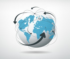 280x235 Globe Vector