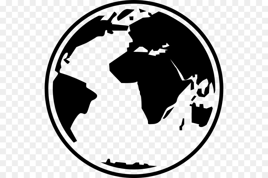 900x600 Clipart Globe Vector