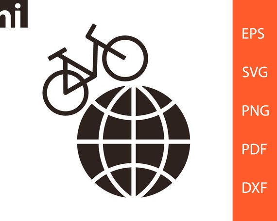 570x456 Bike Svg Bicycle Svg Globe Svg Bike Vector Bicycle Etsy