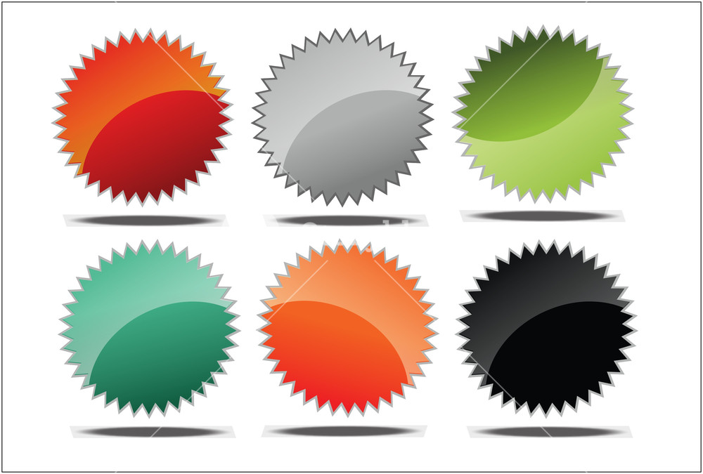 1000x675 Glossy Vector Tags Royalty Free Stock Image