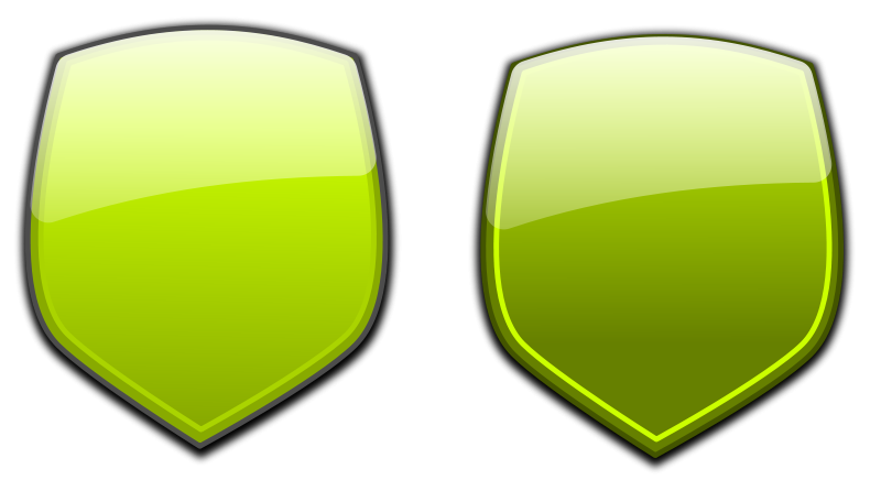 800x436 Glossy Shields 4 Free Vector 4vector