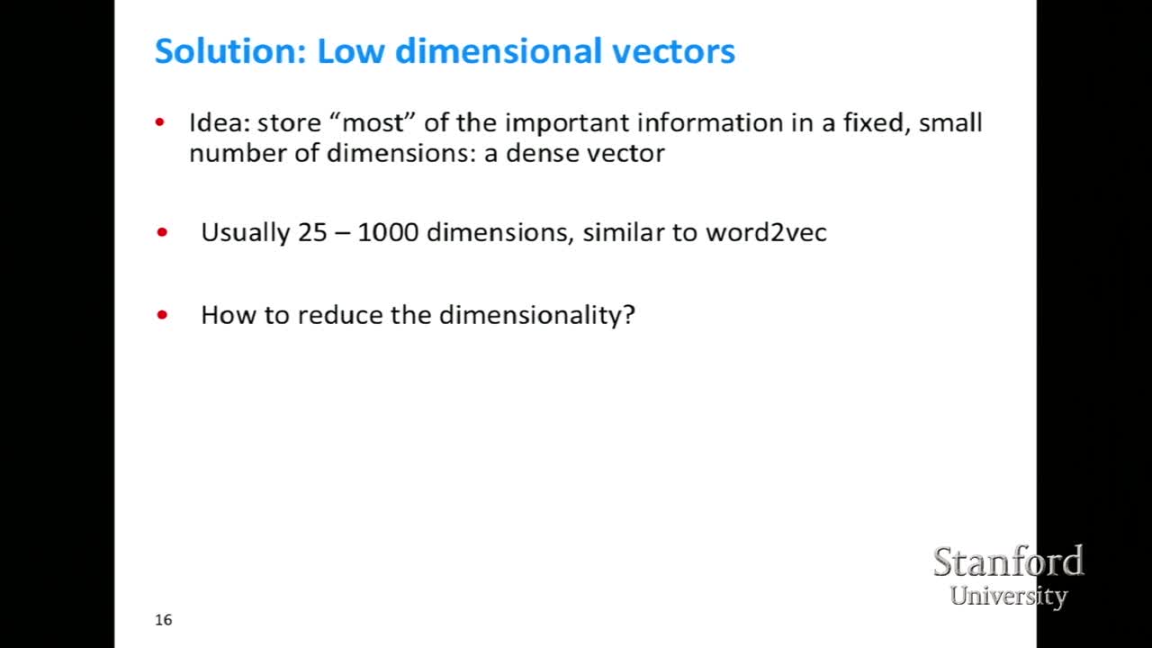 1280x720 Lecture 3 Glove Global Vectors For Word Representation